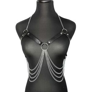 NWOT Body Chain Harness Bra